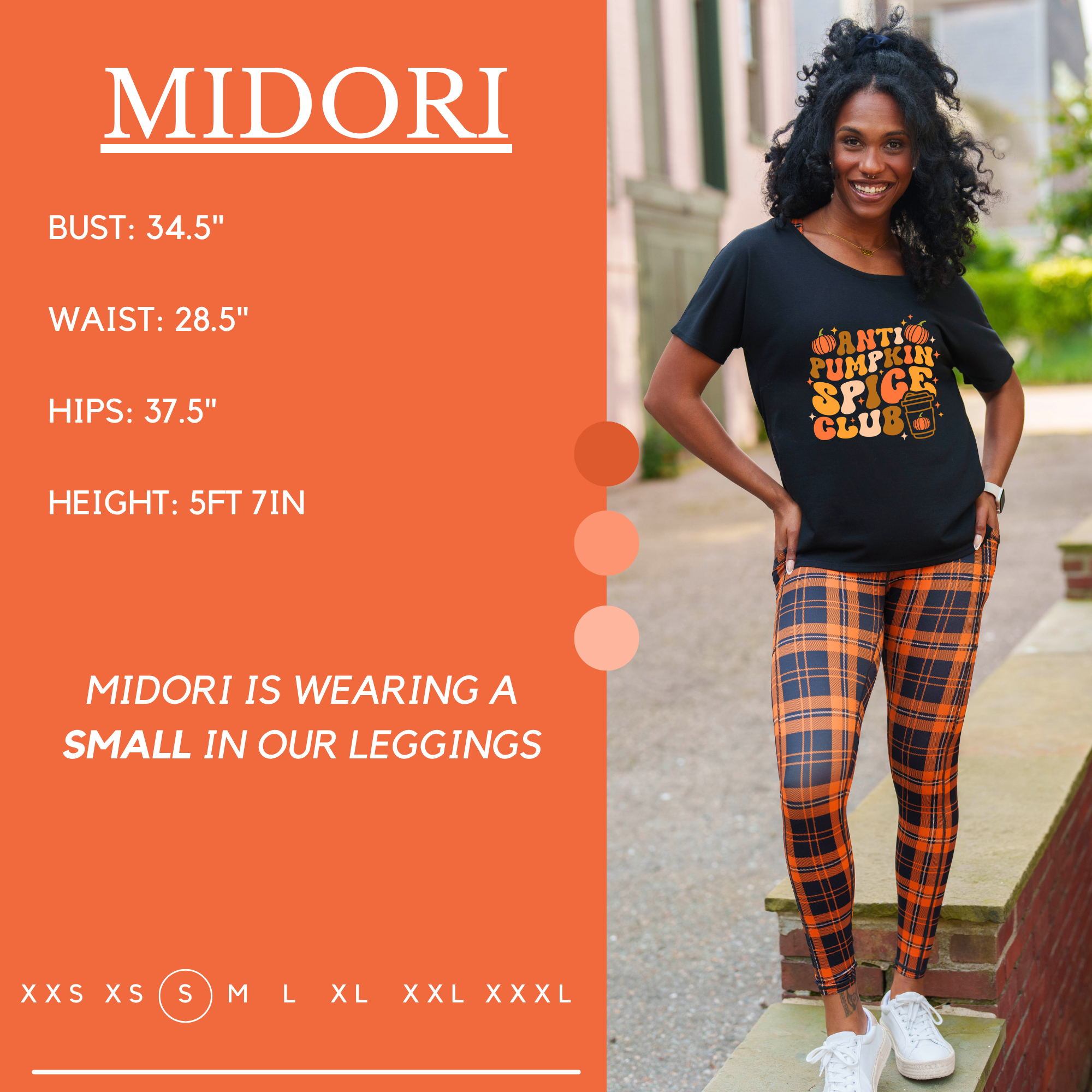 Pumpkin Patch Plaid Leggings