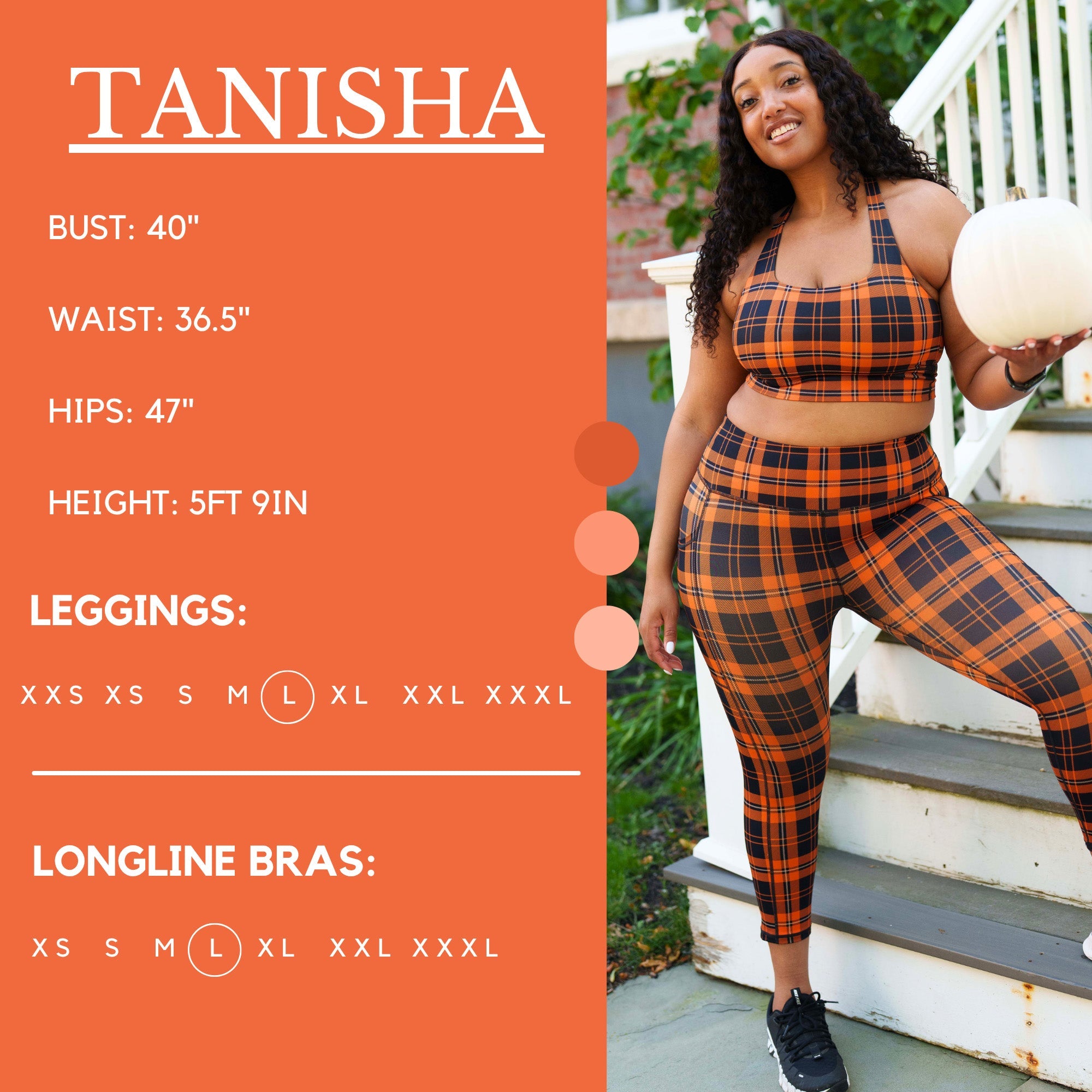 Pumpkin Patch Plaid Leggings