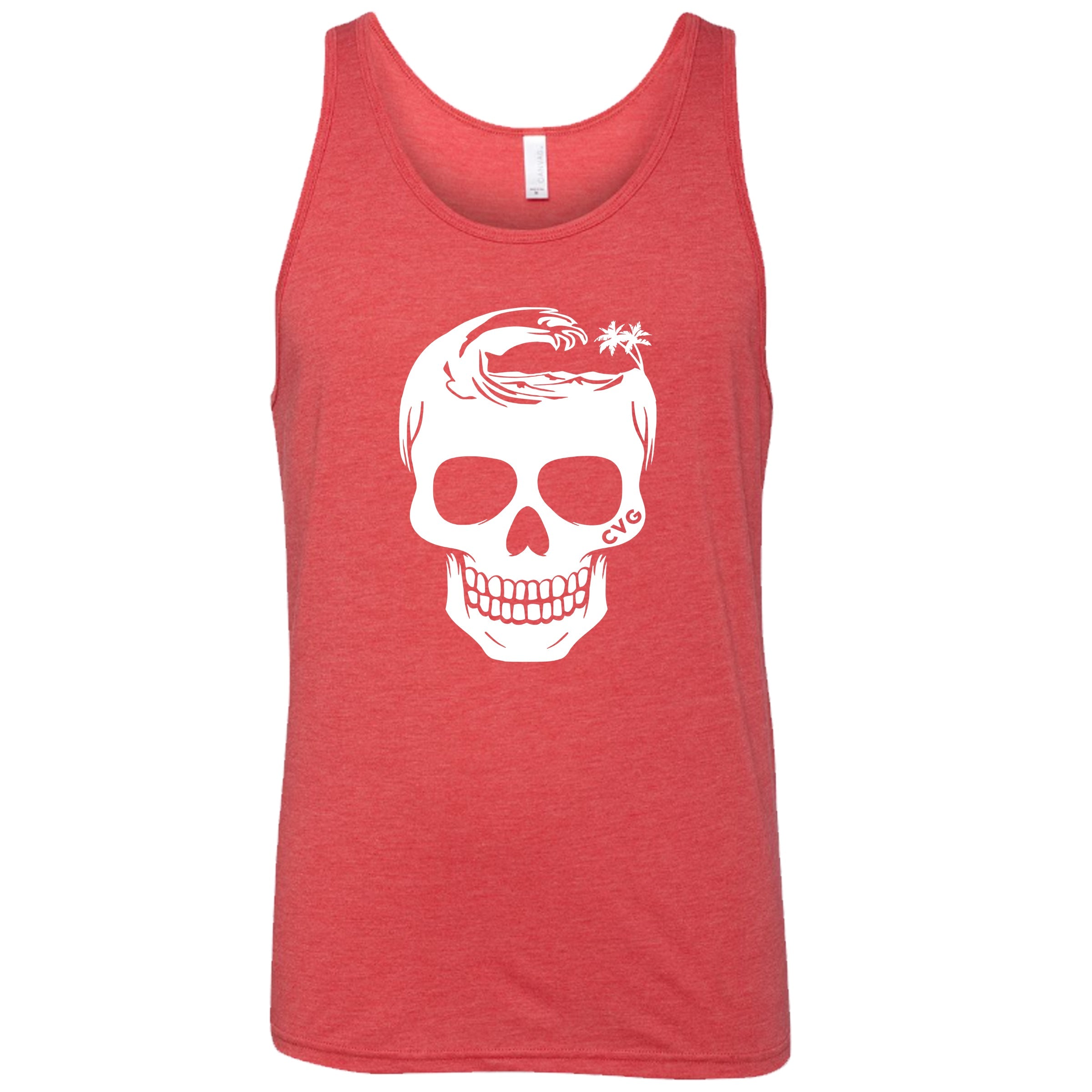 Tropical Skull Shirt Unisex