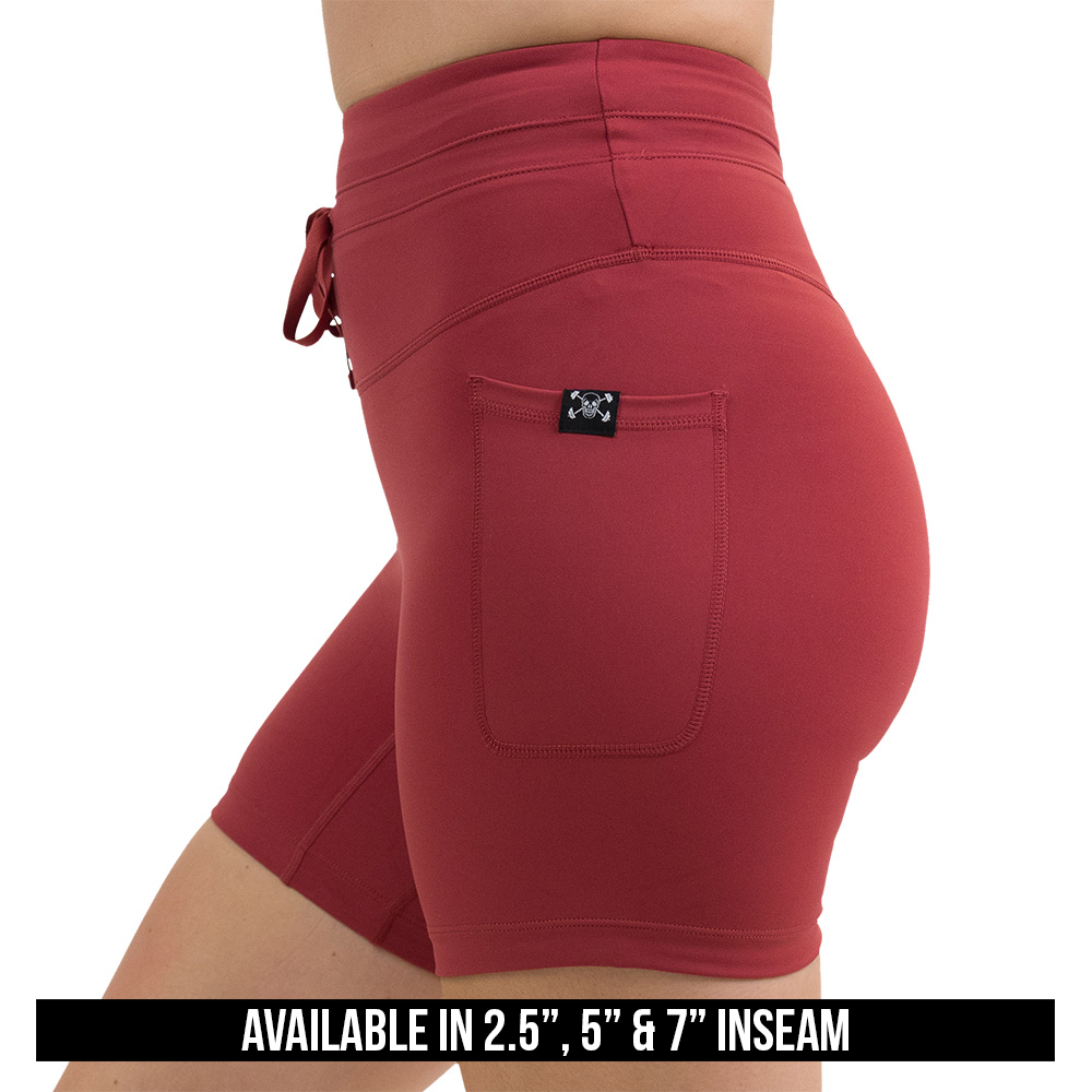 Omni Shorts | Garnet Red