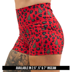 Shorts | Christmas Leopard