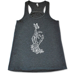 Skeleton Hand Butterfly Shirt