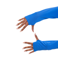 Long Sleeve Slouchy Tee | True Blue
