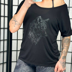 Wolf Silhouette | Slouchy Tee